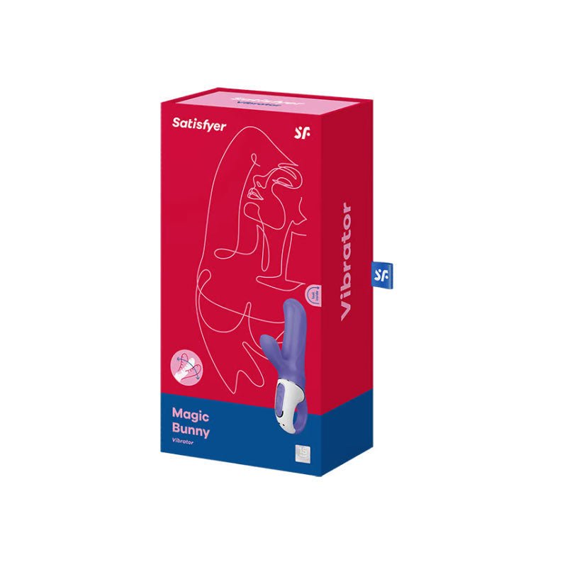 Satisfyer vibes - magic bunny - rabbit vibrator -  box side view | Flirtybay.com.au